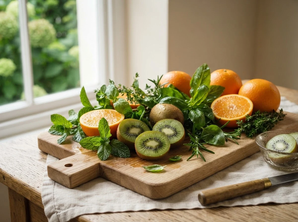 Citrusvruchten en vitamine C-bronnen